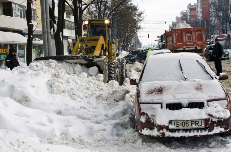 Proiect unic in ROMÂNIA! Deszăpezire în plină caniculă
