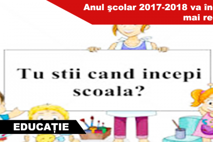 anul şcolar 2017-2018